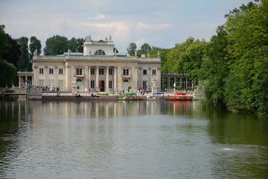 Paleis aan het water, Warschau, Polen